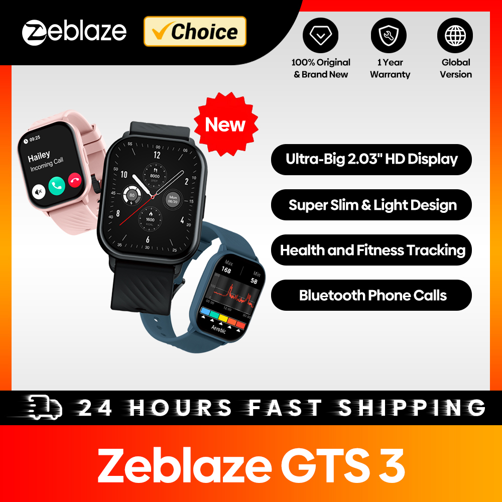 Outdoor Sport Smart Watch - New Zeblaze GTS 3 Voice Calling