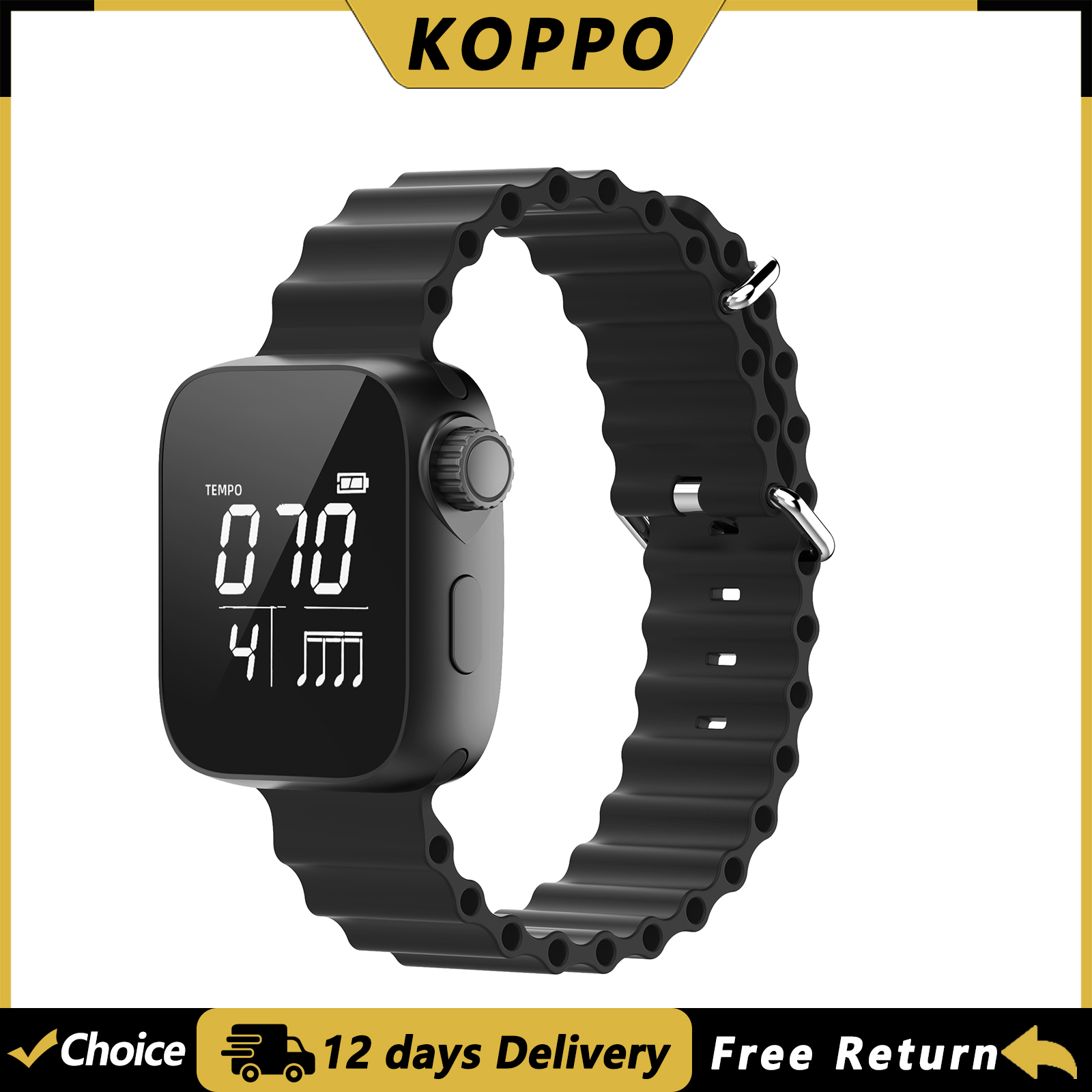 Outdoor Sport Smart Watch - KOPPO Vibrating Metronome Watch Wearable Multi-Function
