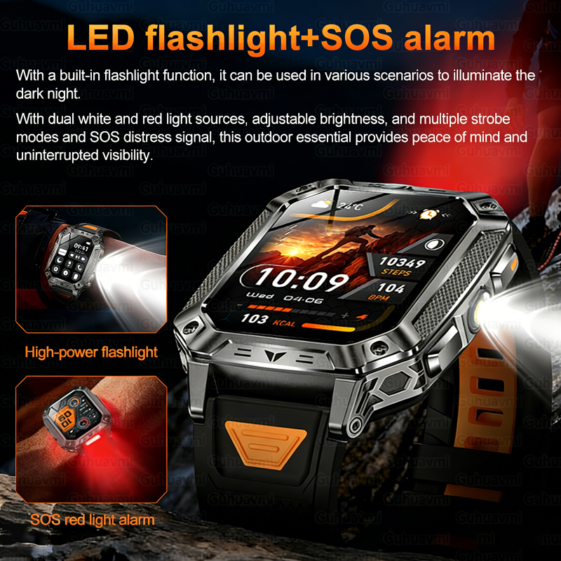 New 1500mAh Military Outdoor S - Outdoor Sport Smart Watch review and price