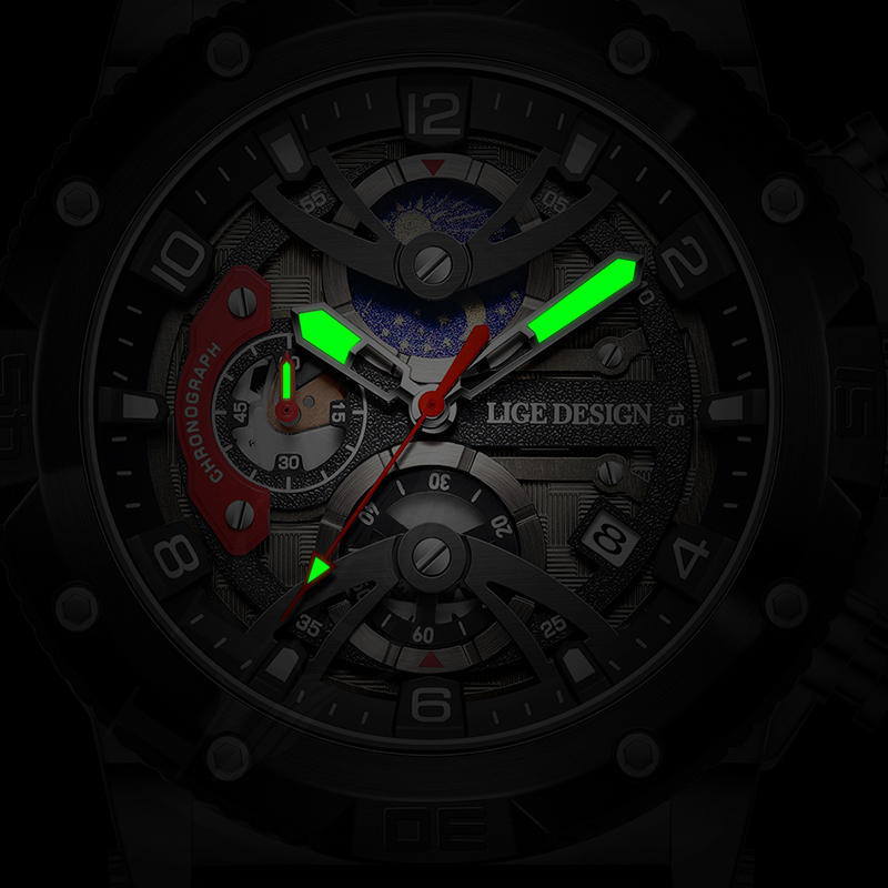 LIGE Top Brand Luxury Men Watc - Outdoor Sport Smart Watch review and price