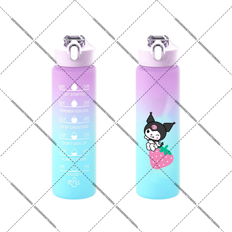 Kuromis Gradient Color Water C - Outdoor Sport Glass Water Bottle review and price