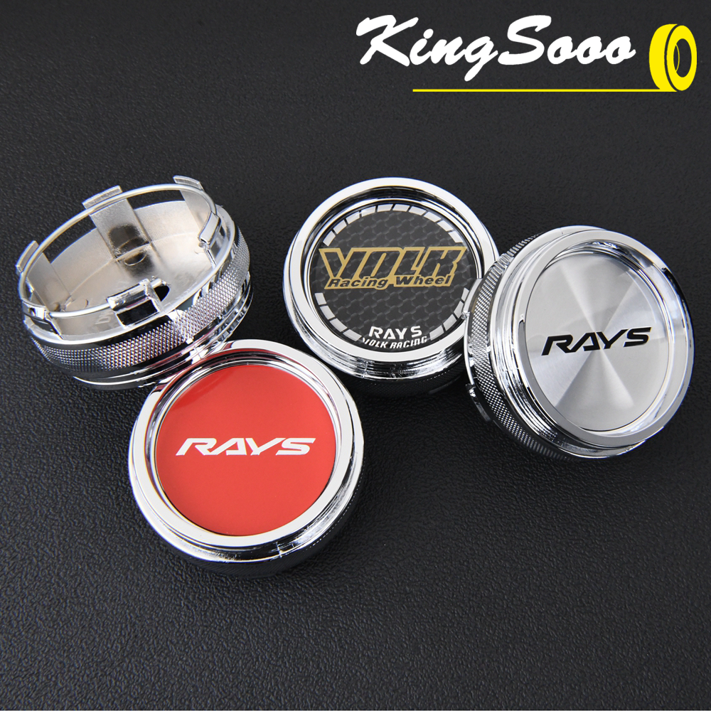 4PCS JDM Sport Rim Cap Clip 62 - Outdoor Sport Logo review and price