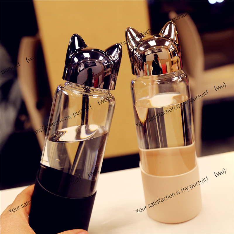 350ML Portable Transparent  Gl - Outdoor Sport Glass Water Bottle review and price