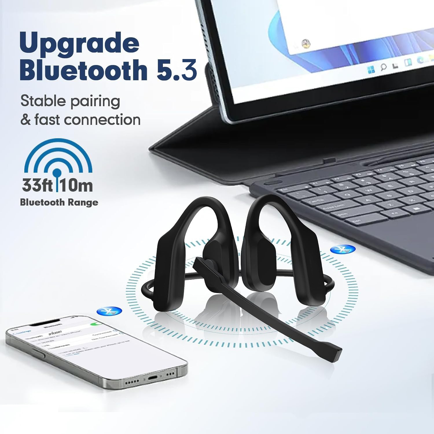 Open Ear Headphones with Mic,  - Outdoor Sport Centre review and price