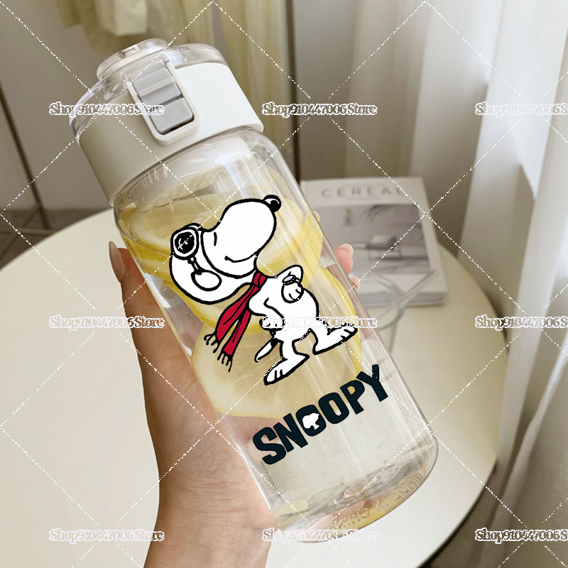 600ML Snoopies Big Capacity Gl - Outdoor Sport Glass Water Bottle review and price