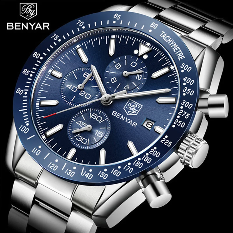 Men Watch BENYAR Top Brand Lux - Outdoor Sport Smart Watch review and price