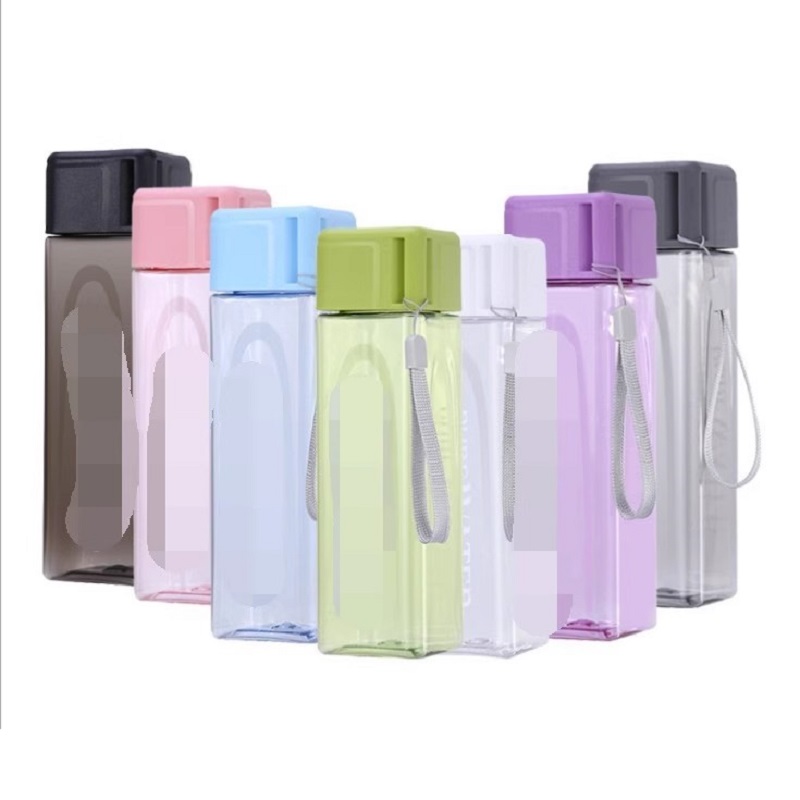 450ml,1pcs Clear Square Drinki - Outdoor Sport Glass Water Bottle review and price