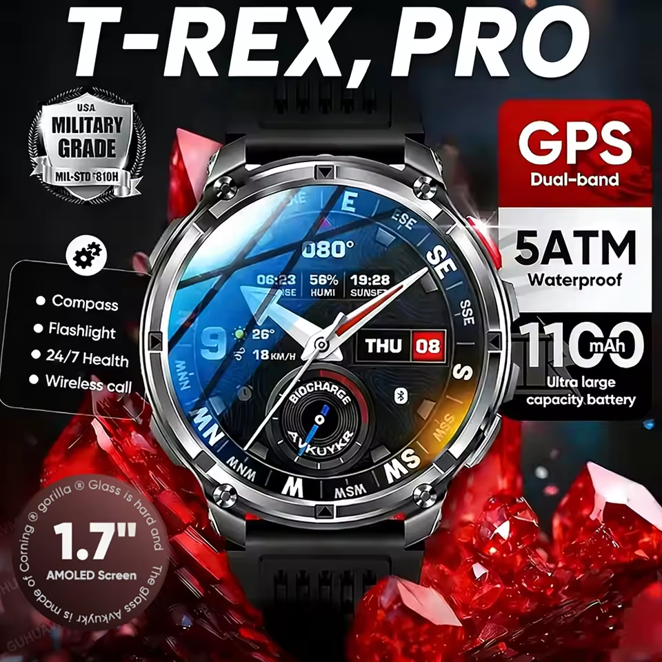 2026 New T-Rex3 Pro 1100mAh Ba - Outdoor Sport Smart Watch review and price