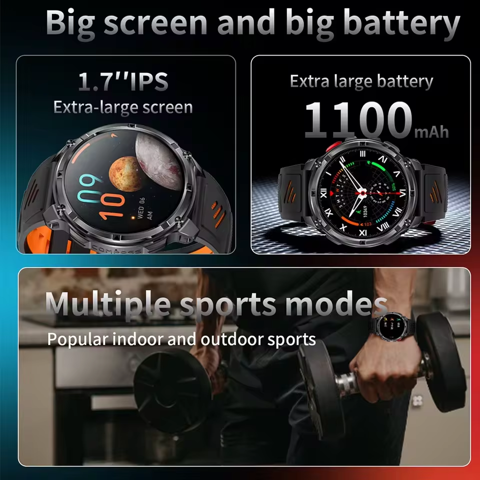 2026 New T-Rex3 Pro 1100mAh Ba - Outdoor Sport Smart Watch review and price
