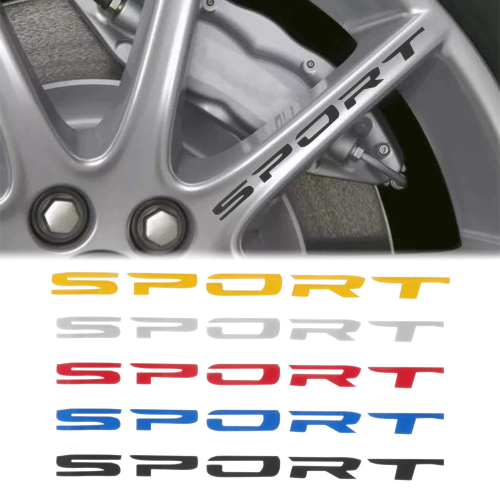 Fashion 4pc Car Stickers Wheel - Outdoor Sport Logo review and price