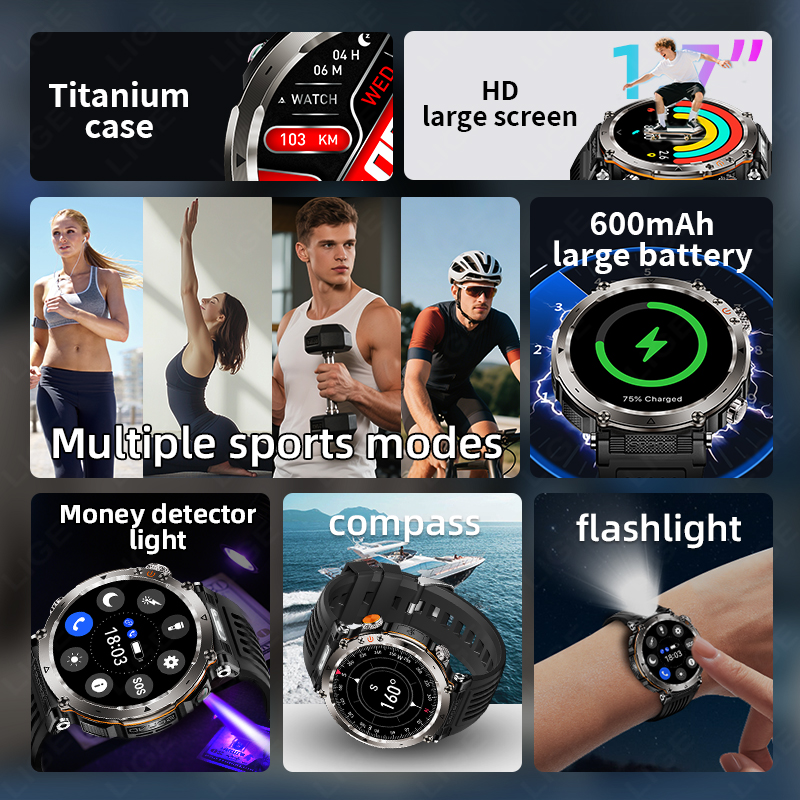 New Military Outdoor Smartwatc - Outdoor Sport Smart Watch review and price