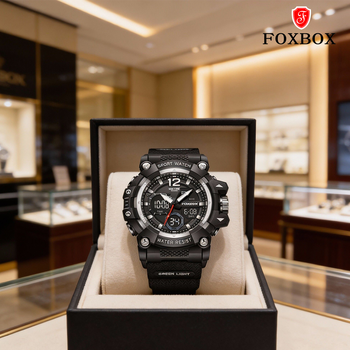 FOXBOX Fashion Luxury Men's Wr - Outdoor Sport Smart Watch review and price