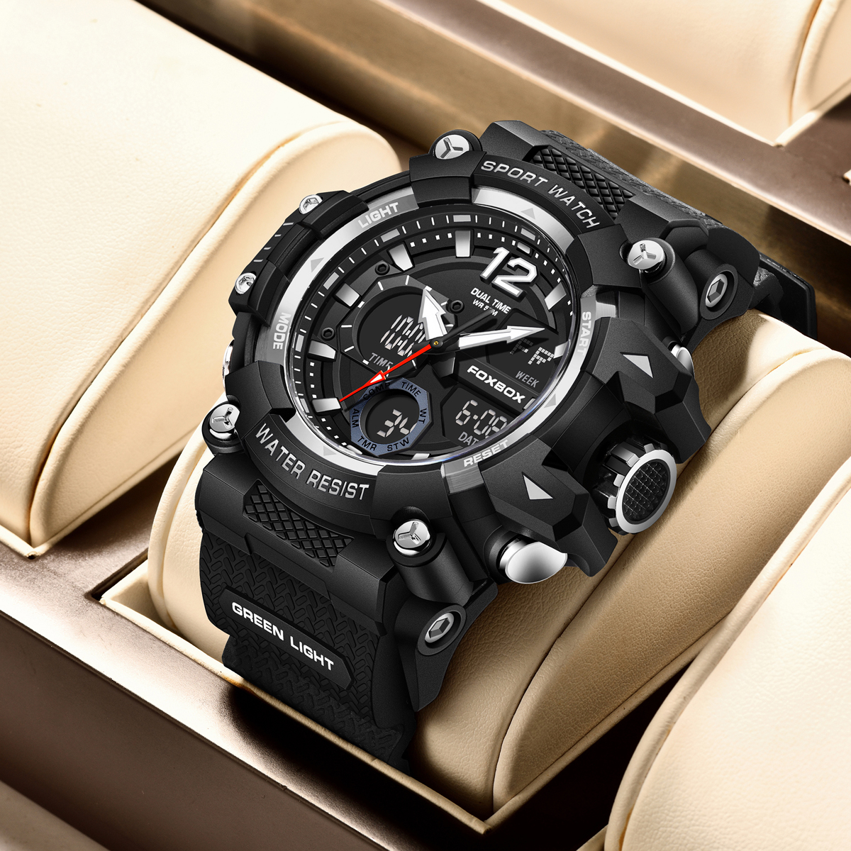 FOXBOX Fashion Luxury Men's Wr - Outdoor Sport Smart Watch review and price