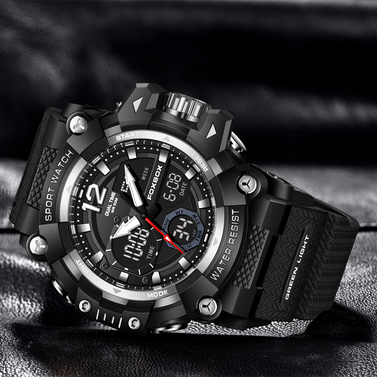 FOXBOX Fashion Luxury Men's Wr - Outdoor Sport Smart Watch review and price