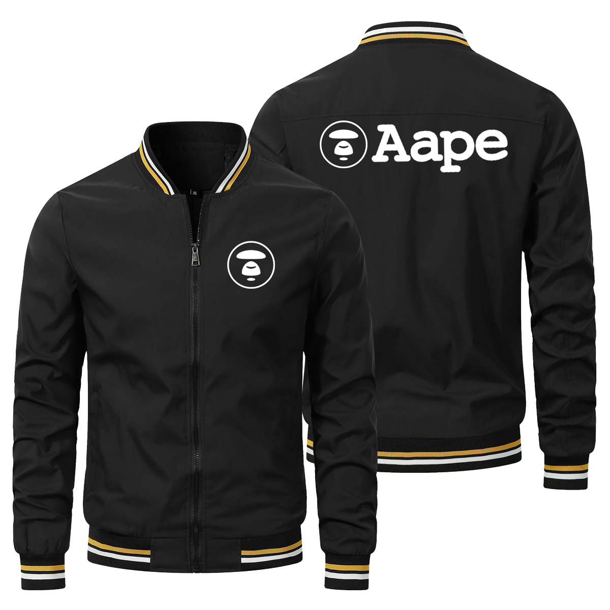Front & Back Aape Logo Mens Zi - Outdoor Sport Logo review and price