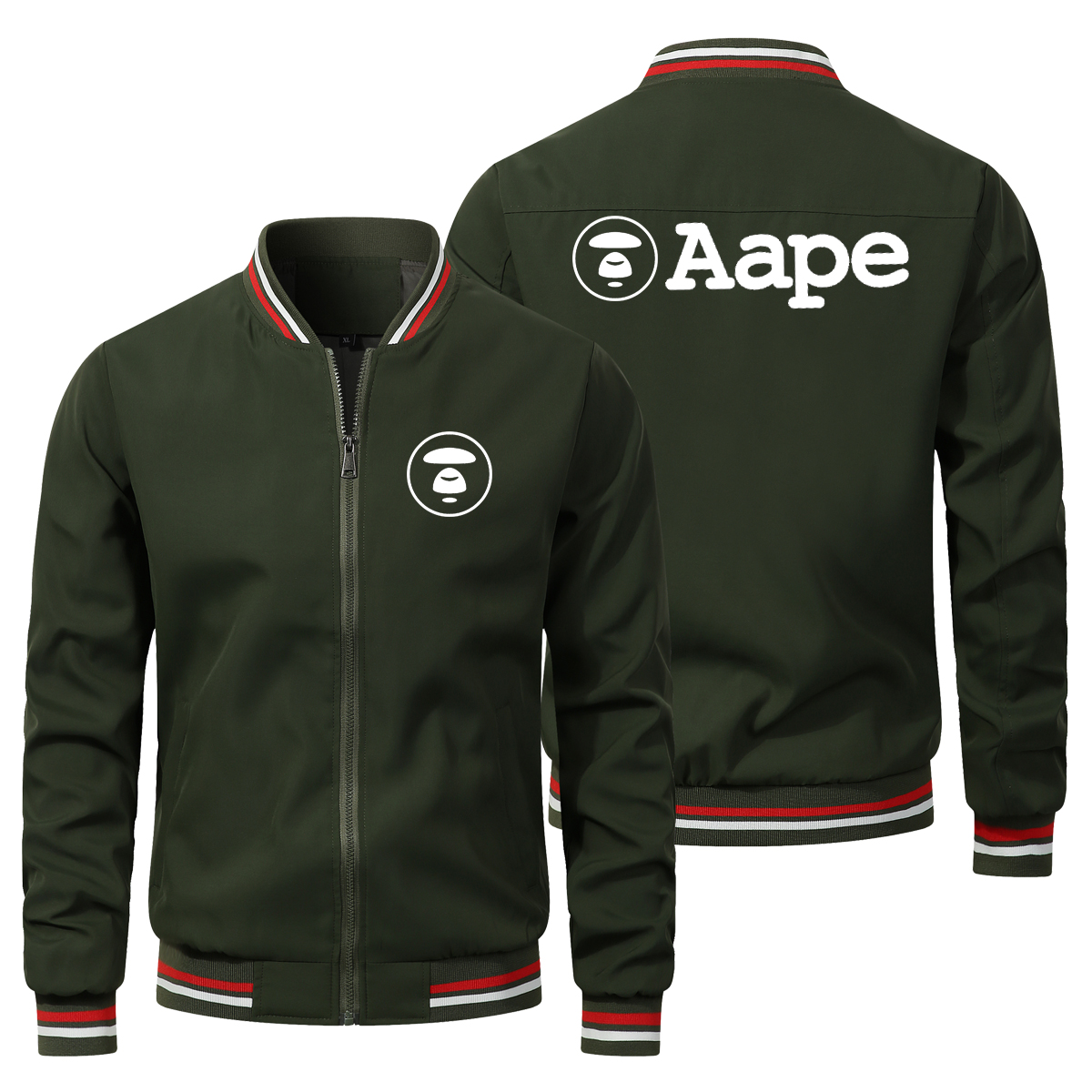 Front & Back Aape Logo Mens Zi - Outdoor Sport Logo review and price
