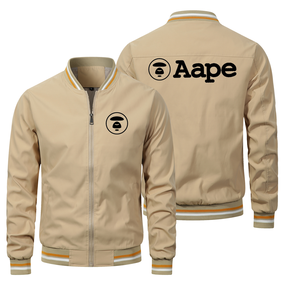 Front & Back Aape Logo Mens Zi - Outdoor Sport Logo review and price