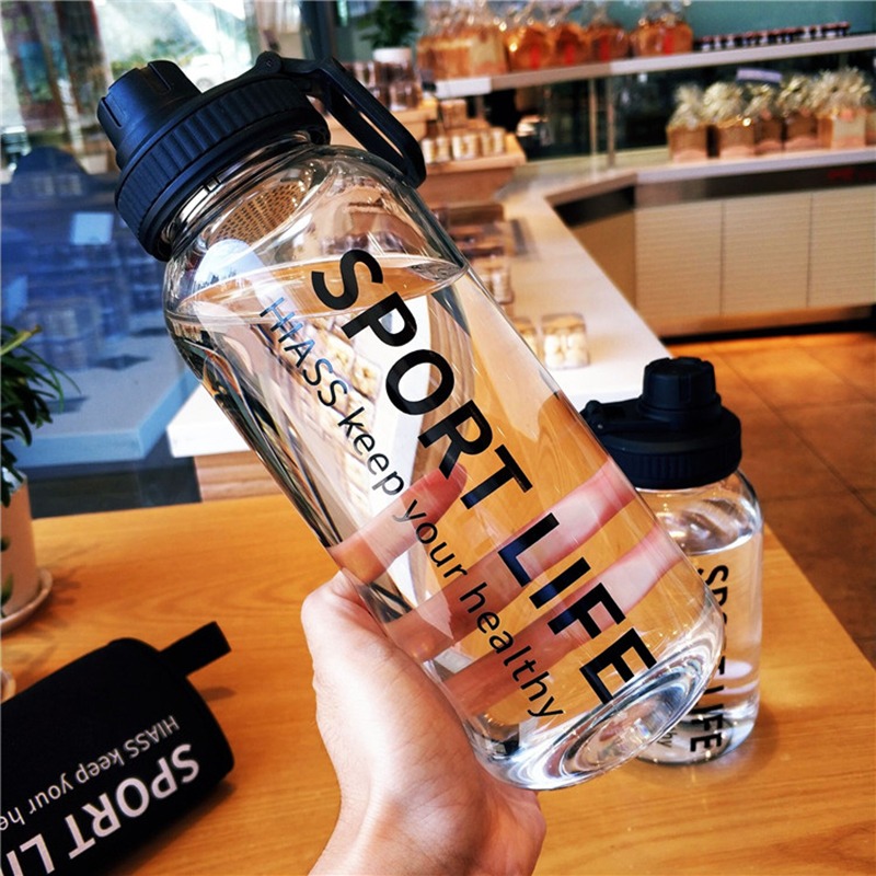 700ml/1000ml Large Capacity Po - Outdoor Sport Glass Water Bottle review and price